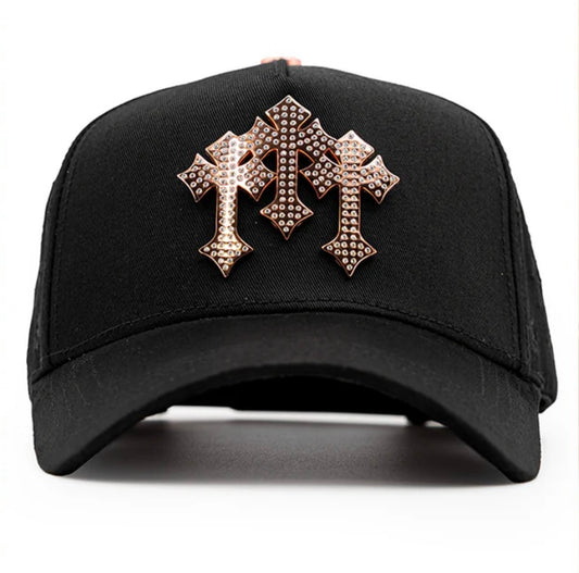 Barbas Hats Chrome Rose Gold Edition